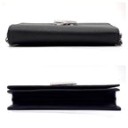Louis Vuitton Epi Portefeuille Twist Chain Wallet Black Shoulder Bag — view 8