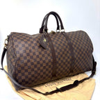 Louis Vuitton Damier Keepall Bandouliere 55 Boston — view 3