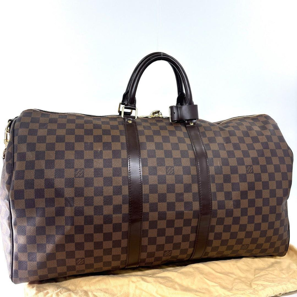Louis Vuitton Damier Keepall Bandouliere 55 Boston — view 5