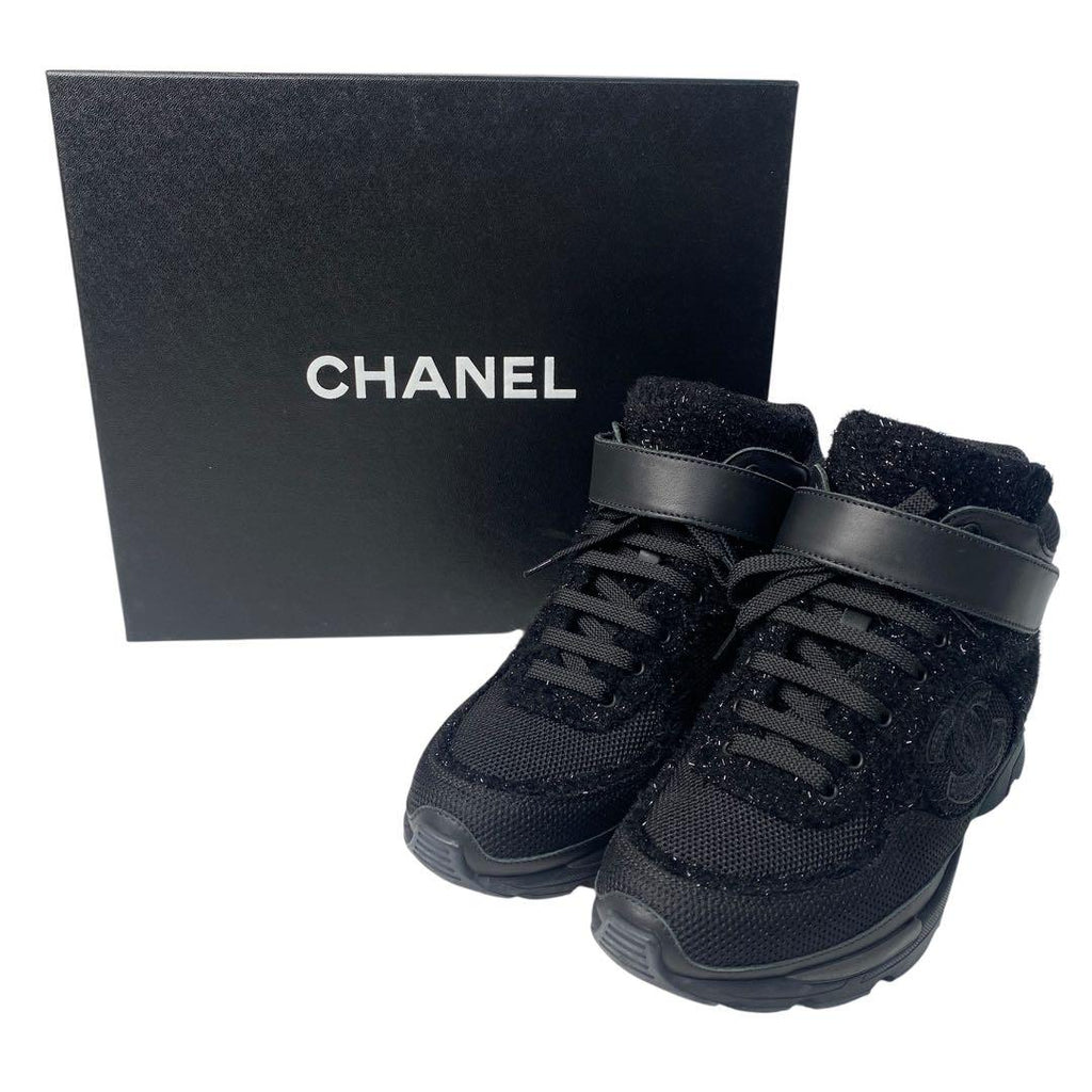 Chanel High Cut Sneakers Omnibus 35