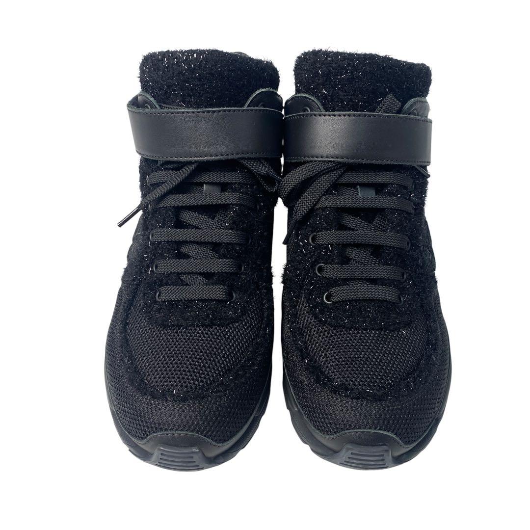 Chanel High Cut Sneakers Omnibus 35