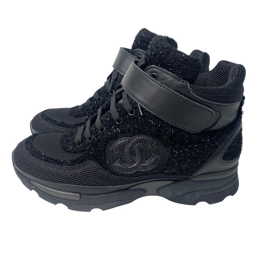 Chanel High Cut Sneakers Omnibus 35