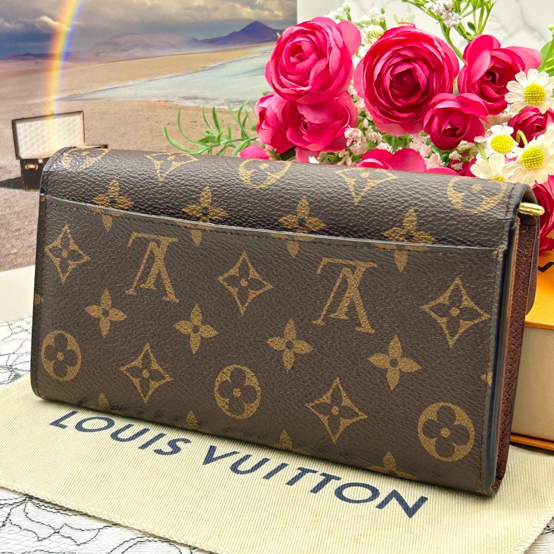 Louis Vuitton Monogram Portefeuille Sarah Wallet — view 2
