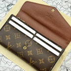 Louis Vuitton Monogram Portefeuille Sarah Wallet — view 6