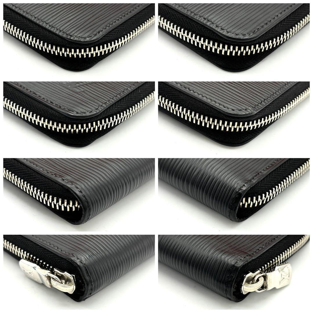 Louis Vuitton Epi Zippy Wallet Vertical Black — view 6