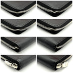 Louis Vuitton Epi Zippy Wallet Vertical Black — view 6