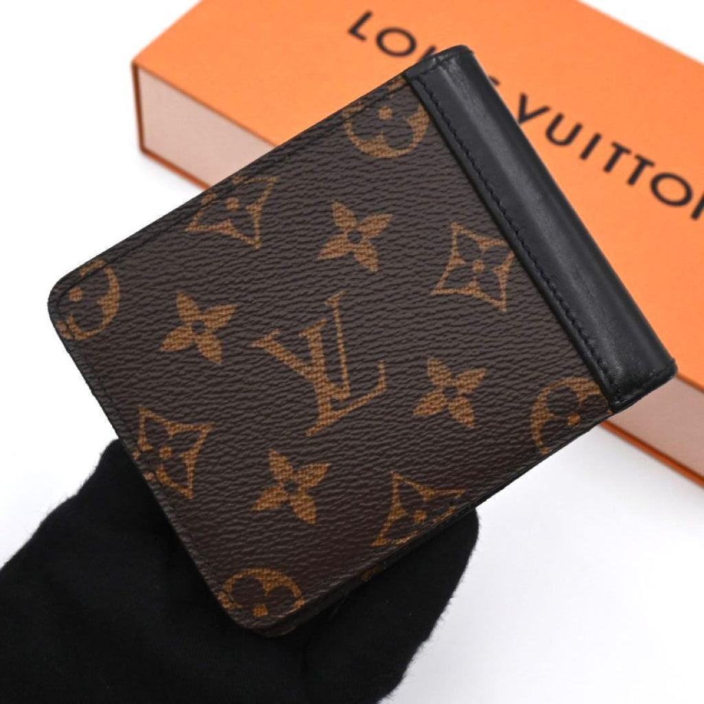 Louis Vuitton Monogram Macassar Portefeuille Multiple Bifold Wallet — view 2