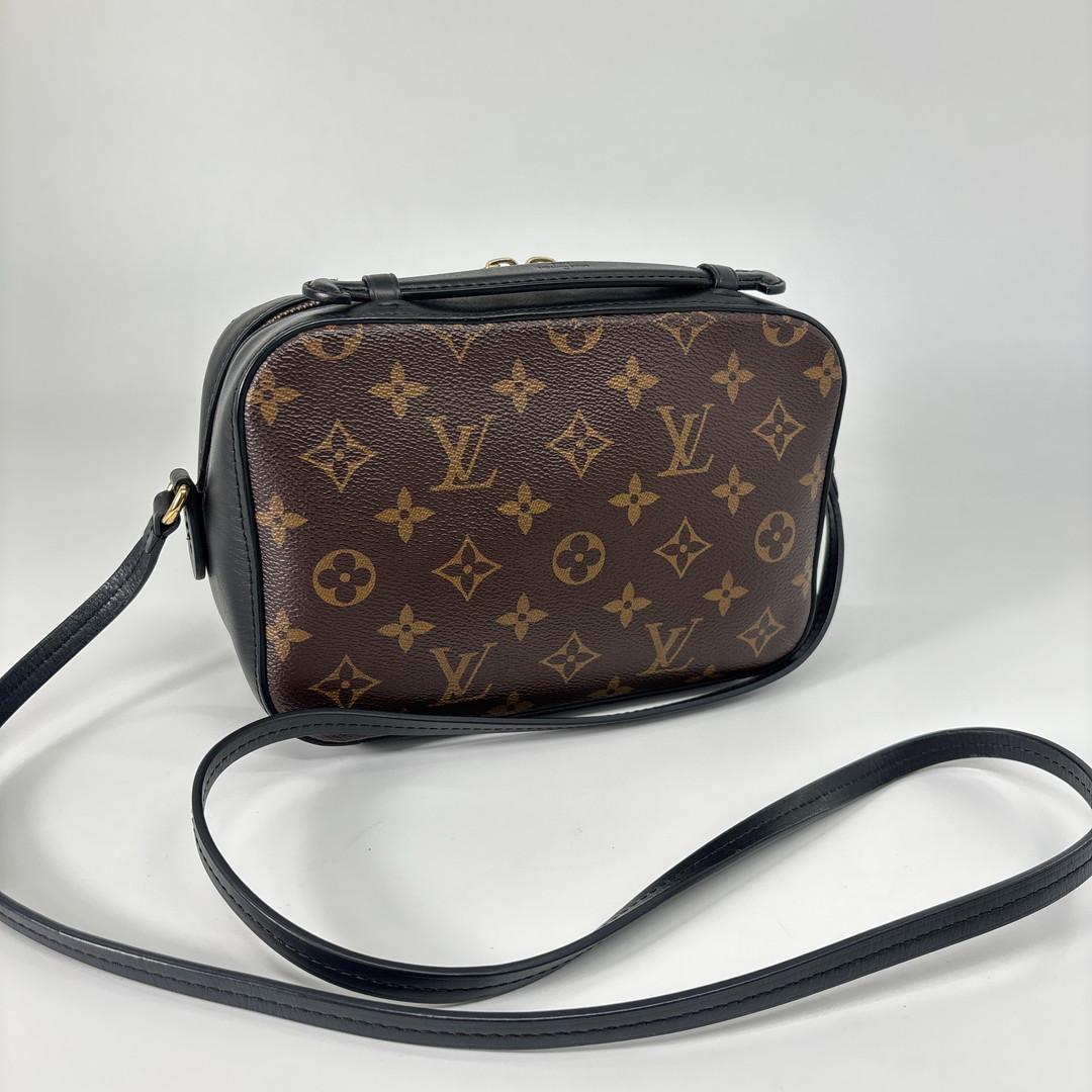 Louis Vuitton Super Shoulder Bag Monogram Saintonge Black — view 5