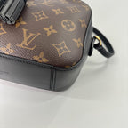 Louis Vuitton Super Shoulder Bag Monogram Saintonge Black — view 8