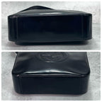 Gucci GG Shoulder Bag Patent Leather Logo Black — view 8