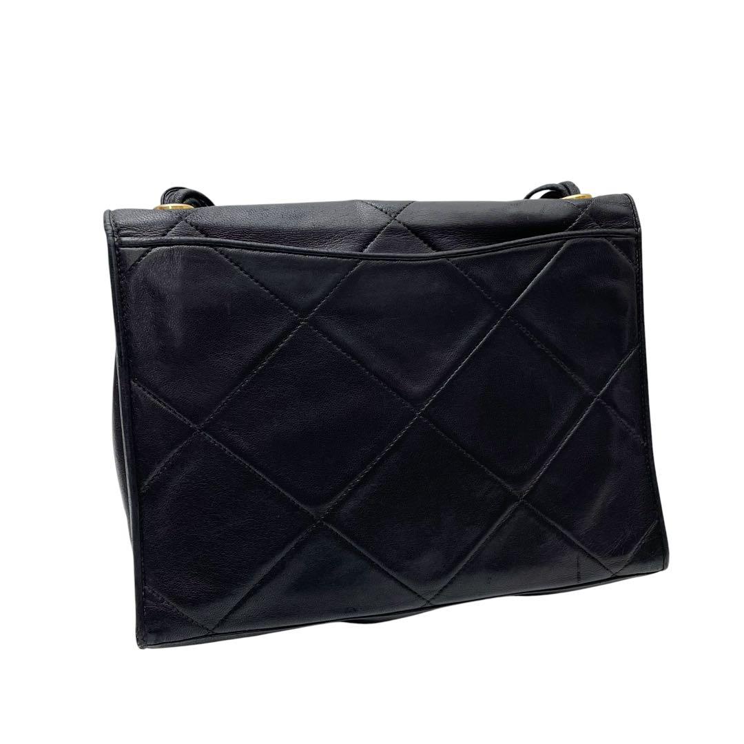 Chanel Quilted Lambskin Enamel CC Logo Shoulder — view 2