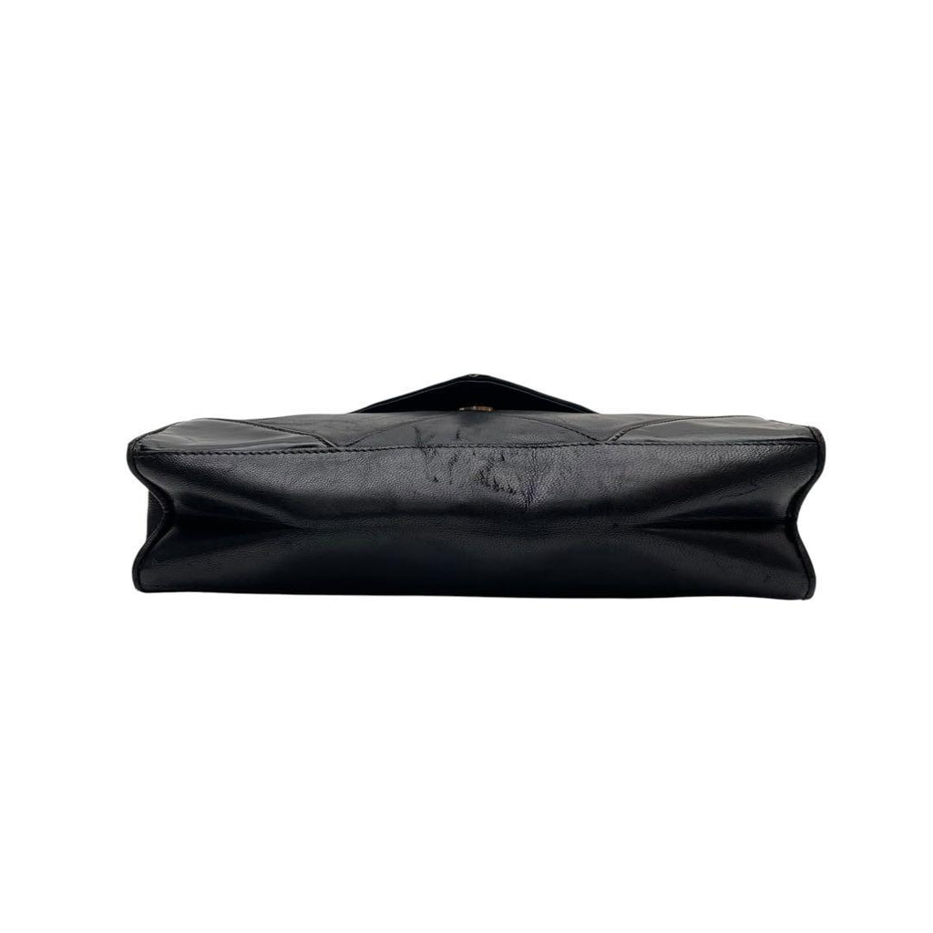 Chanel Quilted Lambskin Enamel CC Logo Shoulder — view 5