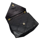Chanel Quilted Lambskin Enamel CC Logo Shoulder — view 8