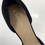 Dior Idylle Suede Visual Buckle Sandals — view 8