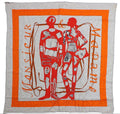 Hermes Cotton Monsieur & Madame Large Shawl Scarf