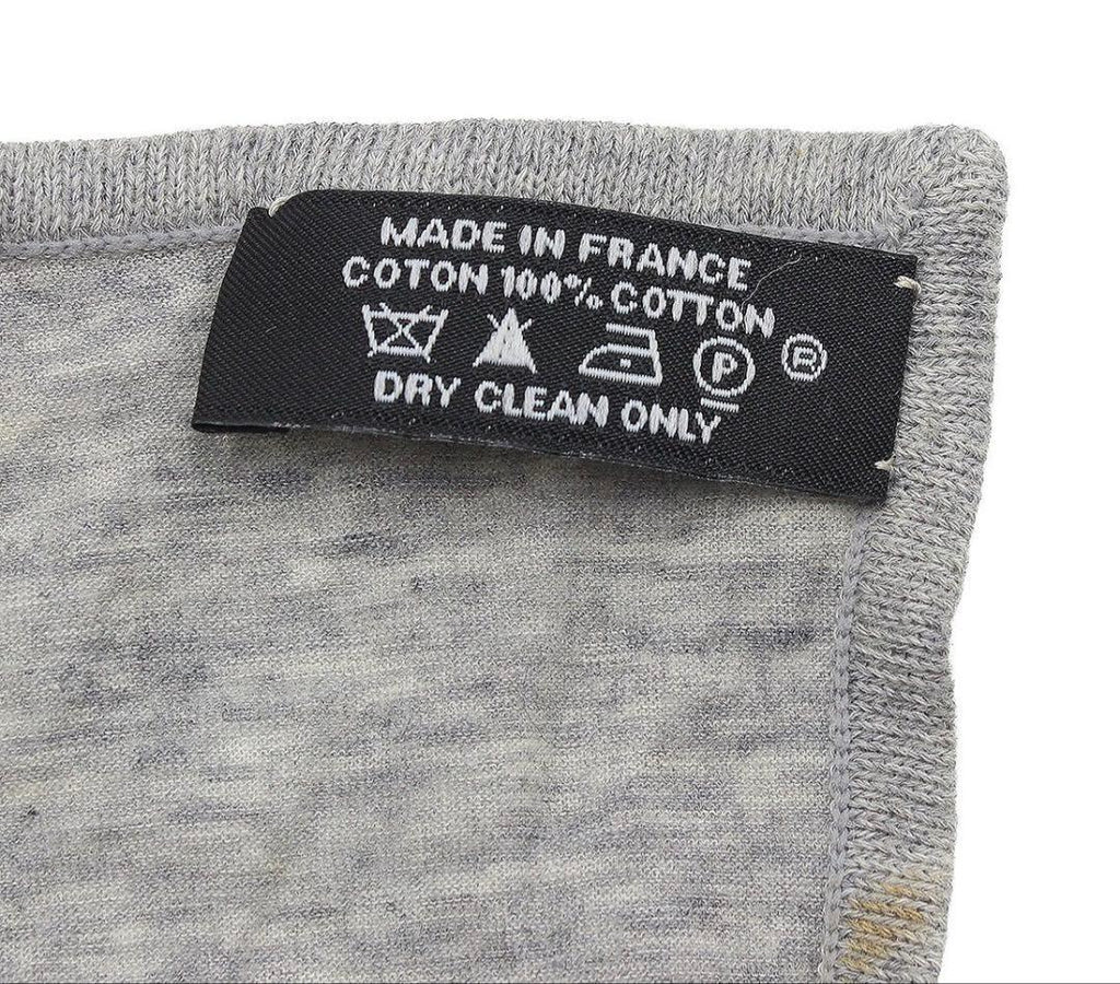 Hermes Cotton Monsieur & Madame Large Shawl Scarf — view 7