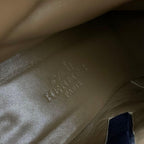 Hermes Jews Kelly Hardware Suede Short Boots Navy — view 8