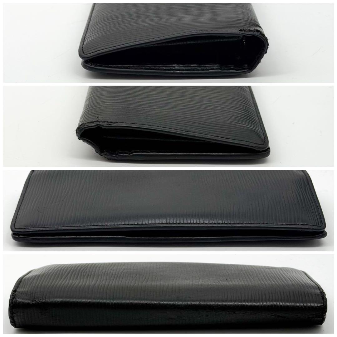 Louis Vuitton Portefeuille Brazza Epi Black Bifold Wallet Leather — view 4