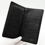 Louis Vuitton Portefeuille Brazza Epi Black Bifold Wallet Leather — view 6