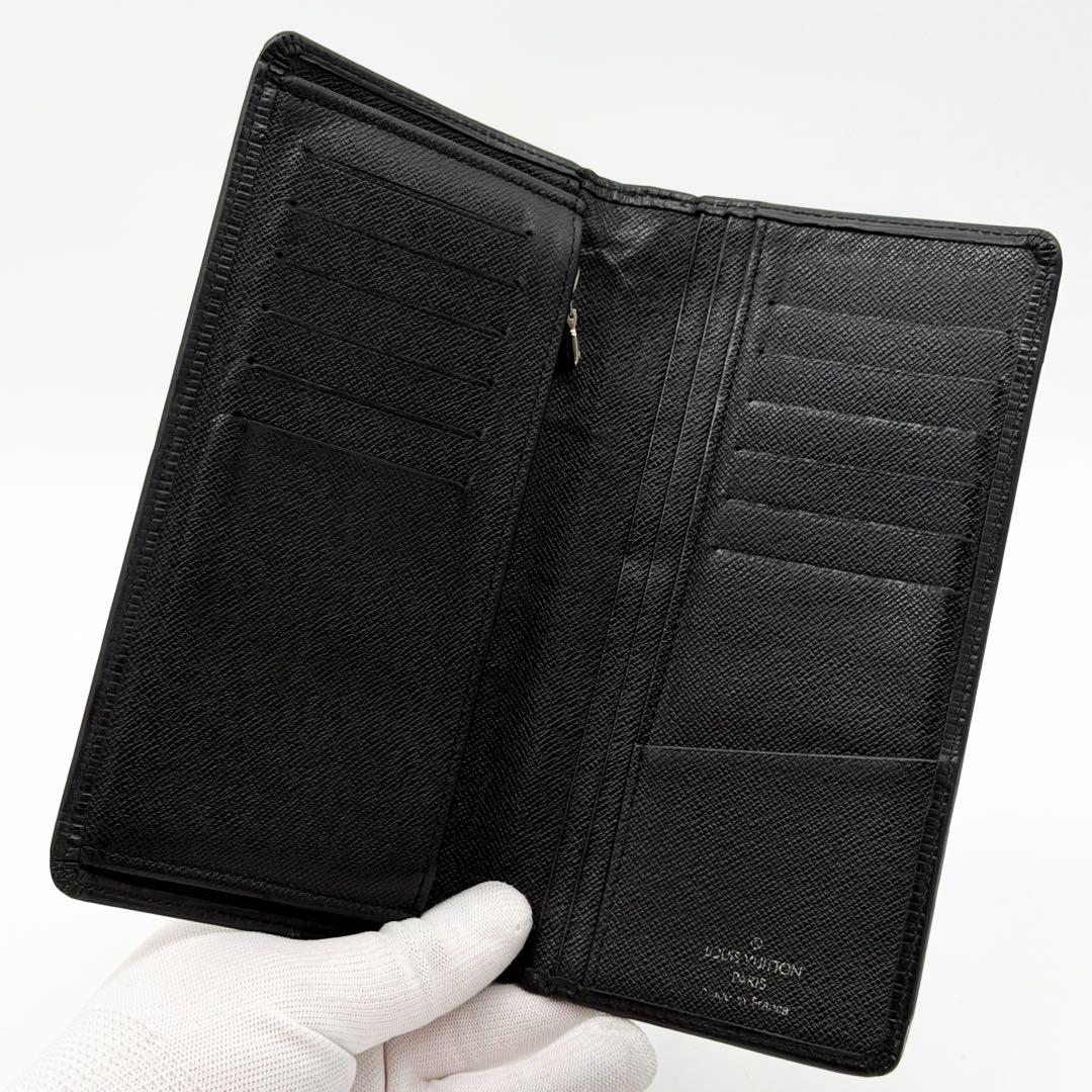 Louis Vuitton Portefeuille Brazza Epi Black Bifold Wallet Leather — view 6