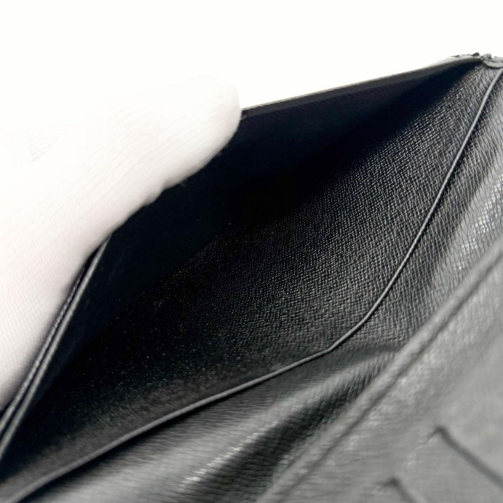 Louis Vuitton Portefeuille Brazza Epi Black Bifold Wallet Leather — view 8
