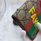 Gucci GG Supreme Fold Wallet Faux Not — view 4