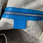 Gucci Bamboo Diana 2-Way Leather Bag Shoulder Blue — view 8