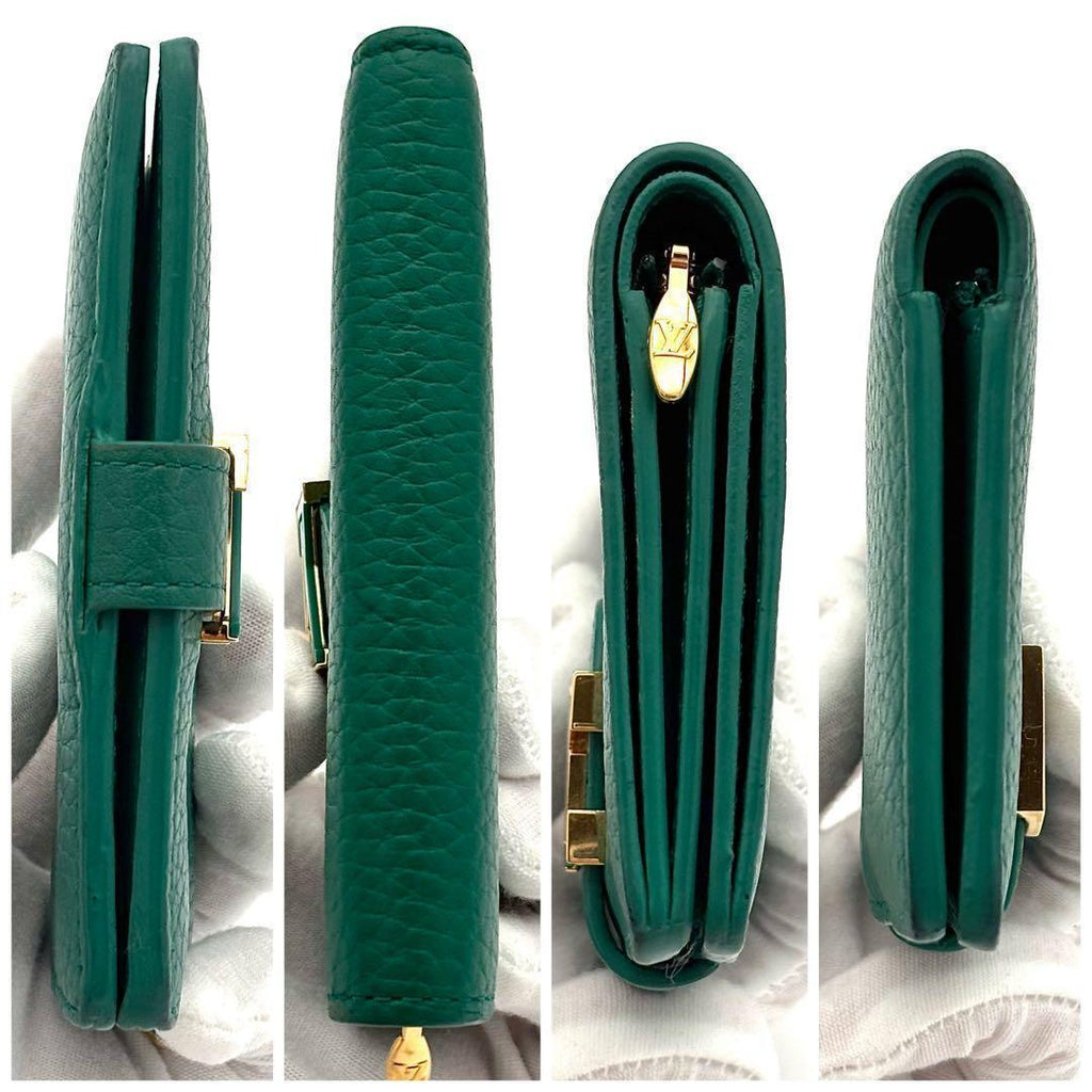 Louis Vuitton Wallet LV Vertical CP Green — view 7