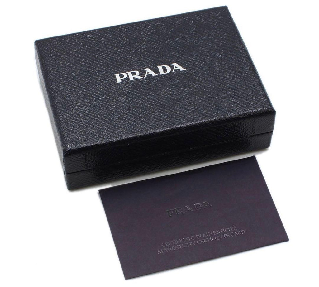 Prada Saffiano Leather Key Case Key Holder — view 8