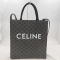 Celine Small Vertical Cabas 2-Way Black Macadam Tote