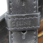 Celine Small Vertical Cabas 2-Way Black Macadam Tote — view 6