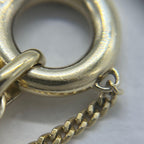 Loewe Anagram Pendant Necklace Gold Color — view 8
