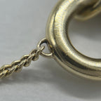 Loewe Anagram Pendant Necklace Gold Color — view 9