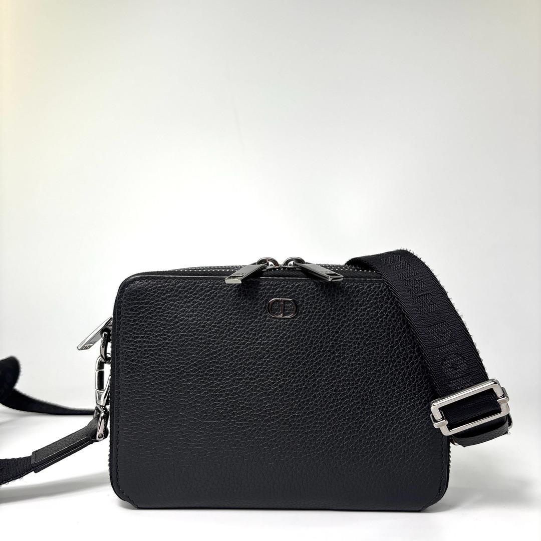 Dior Logo Black Shoulder Bag