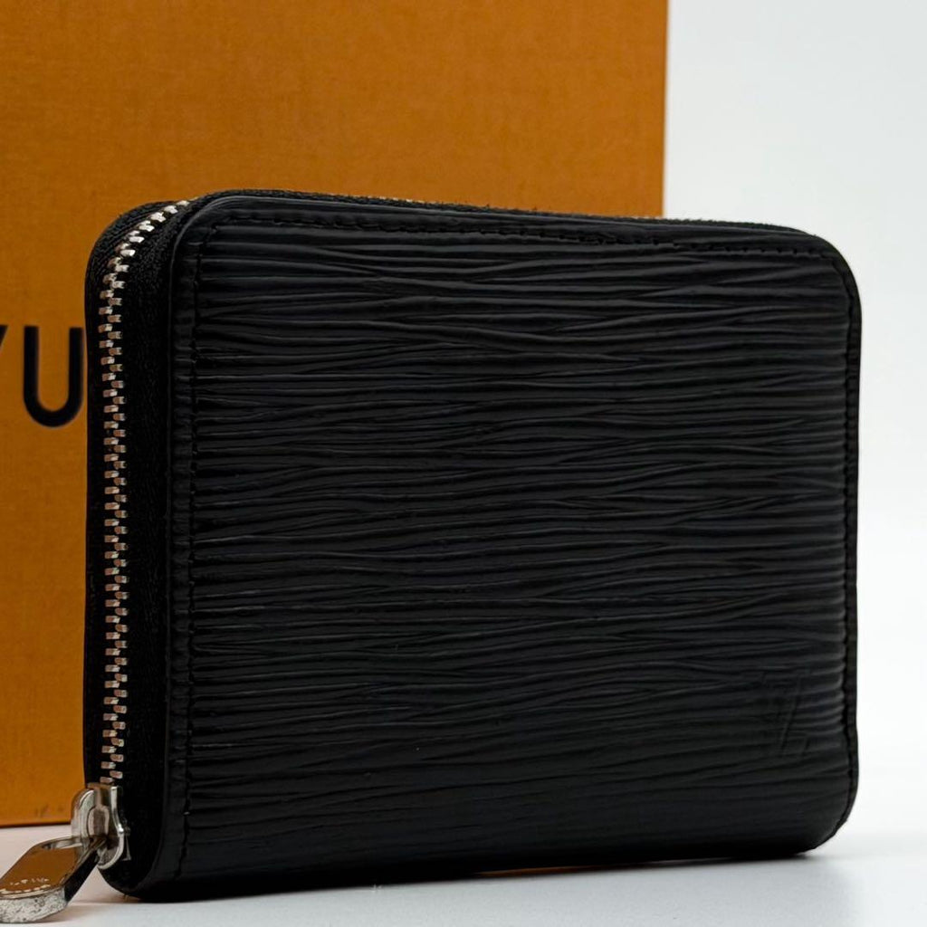 Louis Vuitton Zippy Coin Purse Epi Black