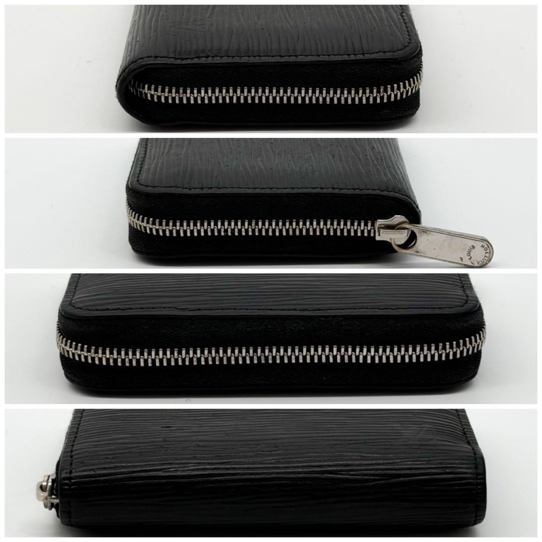 Louis Vuitton Zippy Coin Purse Epi Black — view 4