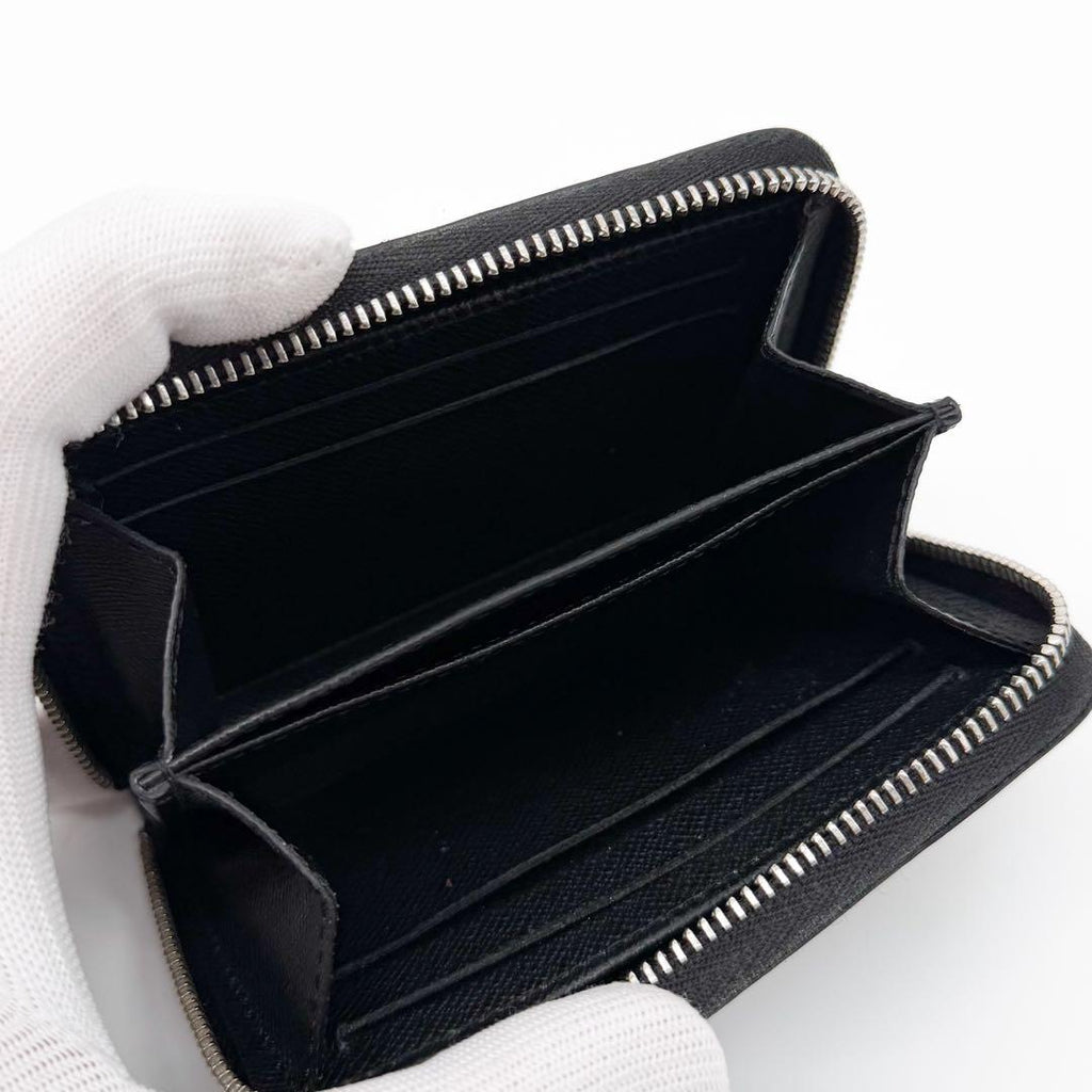 Louis Vuitton Zippy Coin Purse Epi Black — view 6