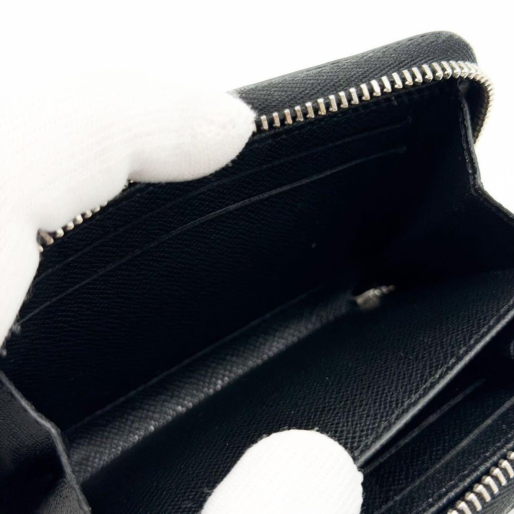 Louis Vuitton Zippy Coin Purse Epi Black — view 7