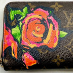 Louis Vuitton Monogram Rose PT Zippy Wallet — view 4