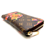 Louis Vuitton Monogram Rose PT Zippy Wallet — view 9