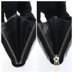 Chanel Quilted Brilliant Wallet Patent Black — view 6