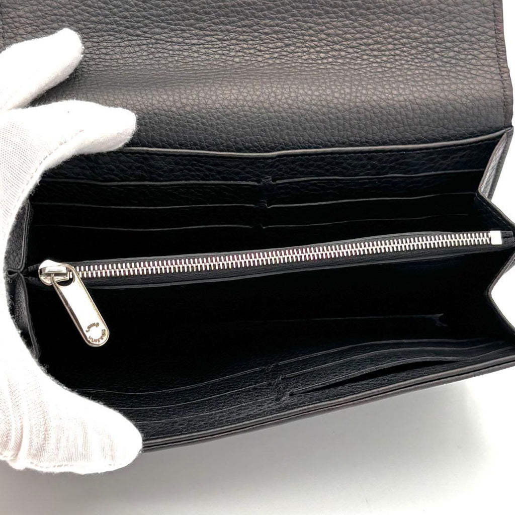 Louis Vuitton Wallet Portefeuille Iris Monogram Mahina Black — view 4