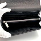 Louis Vuitton Wallet Portefeuille Iris Monogram Mahina Black — view 4