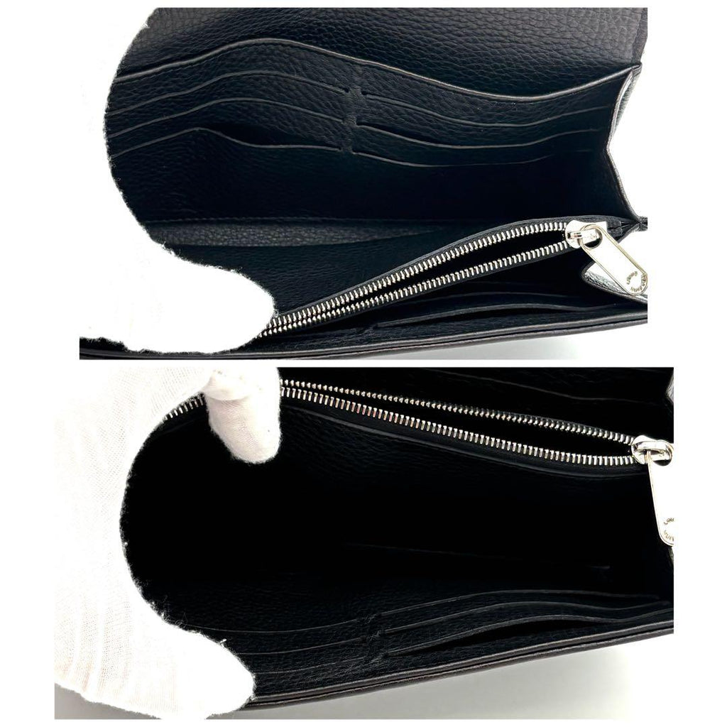 Louis Vuitton Wallet Portefeuille Iris Monogram Mahina Black — view 6
