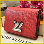 Louis Vuitton Epi Portefeuille Twist Compact Folding Wallet