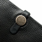 Hermes Dogon GM Duo Taurillon Clemence Silver Wallet — view 6