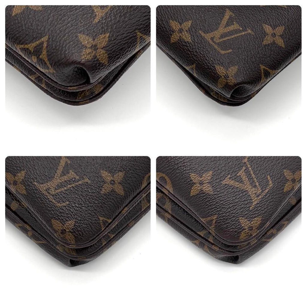 Louis Vuitton Monogram Twice Cerise Shoulder Bag Red — view 8