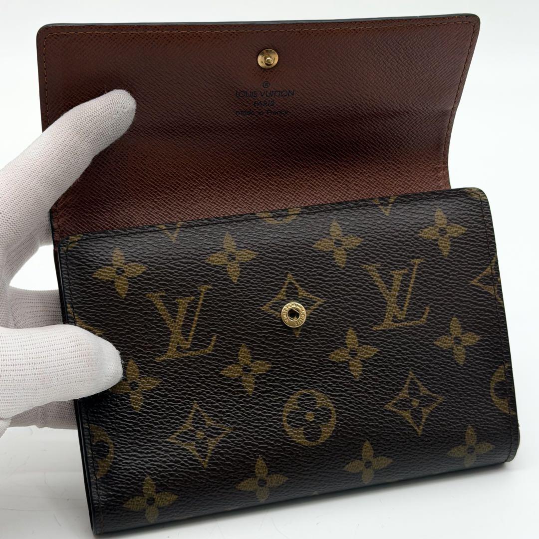 Louis Vuitton Pass Case Porte Tresor Etui Papiers Trifold Wallet — view 6