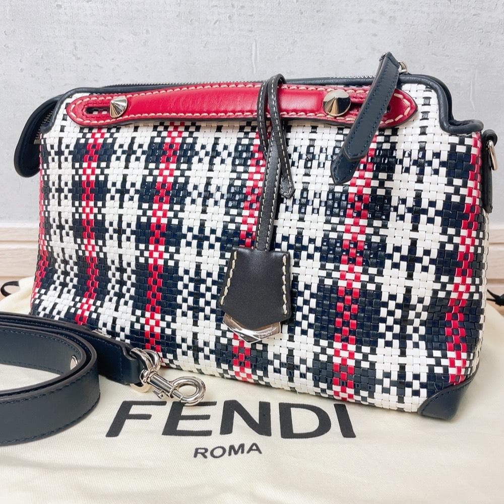Fendi by the Way 2-Way Handbag Check