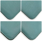 Hermes Dogon GM Duo Bifold Wallet Blue Silver Pouch — view 7